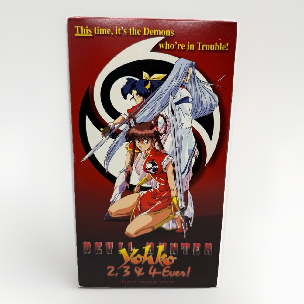 Devil Hunter Yohko 2, 3 & 4-Ever! VHS ADV Films English Dub/Sub Anime Rare 1993